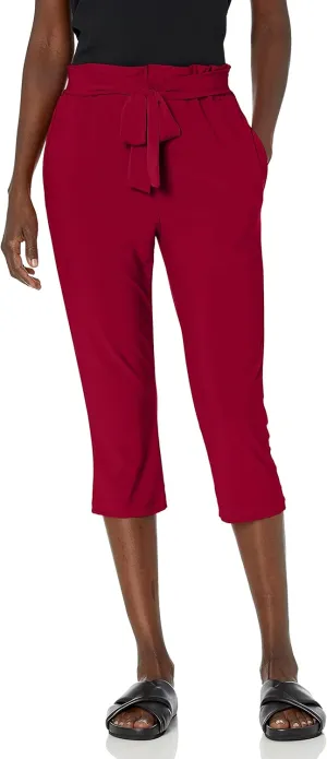 Star Vixen Women's Tapered Leg Cropped Pants
