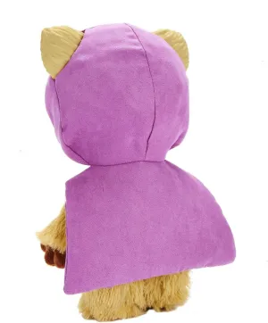 Star Wars Galactic Pals Plush 11-Inch Toy, Pink Ewok Soft Doll with Carrier and Personality Profile Card for Personalized Experience