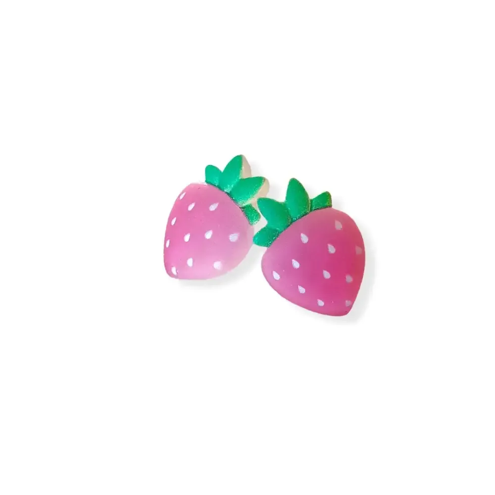 Strawberry Delight: Handcrafted Resin Earrings - Fun, Quirky & Unique Novelty Jewellery