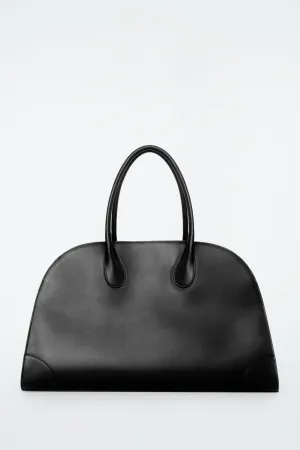 Studio leather bowling bag