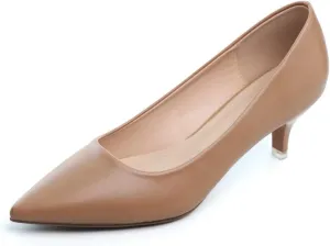 Stunner Women's Classic Fashion Pointed Toe Low Heel Dress Pumps Shoes