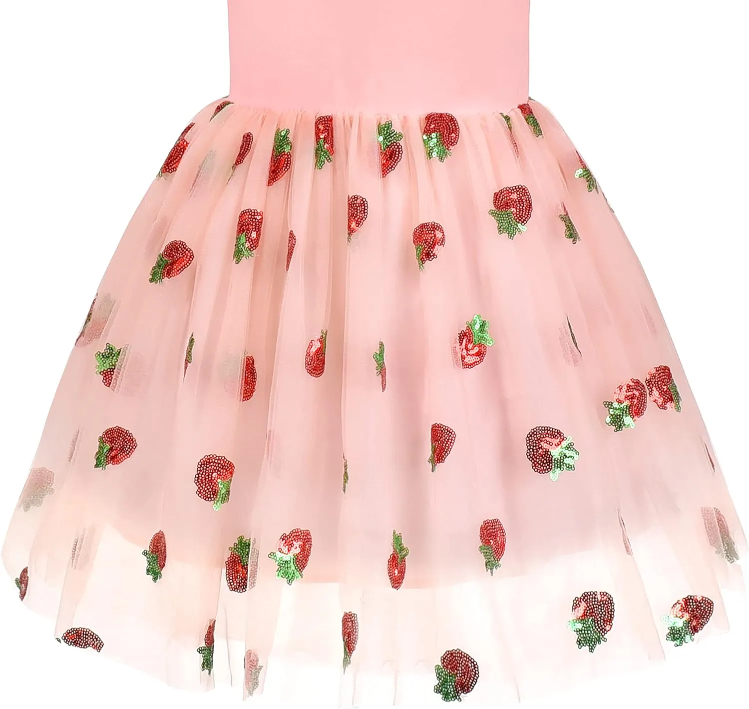Sunny Fashion Girls Dress Long Sleeve Christmas Owl Sparkling Sequin Tulle