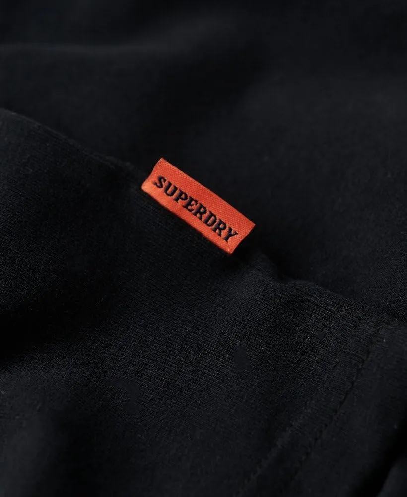 Superdry Men's Essential Logo EMB T-Shirt, Black/Black