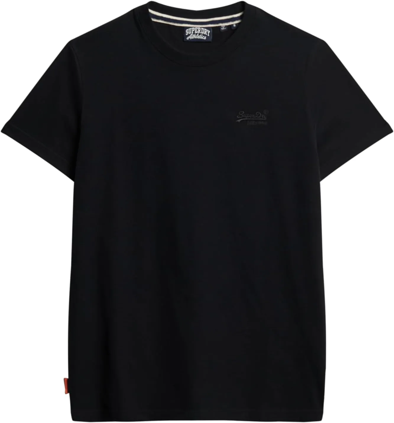 Superdry Men's Essential Logo EMB T-Shirt, Black/Black