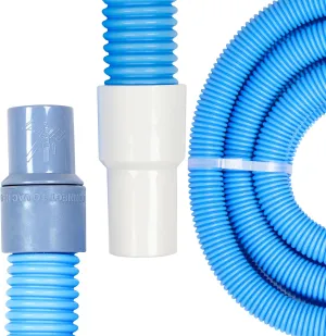 SWIMLINE HYDROTOOLS Swimming Pool Vacuum Hose With Kink-Resistant Swivel Cuff 1.25'' X 18' For Inground Pools - Compatible With Vacuum Heads, Skimmers, Filter Pump Inlets, And Other Pool Accessories