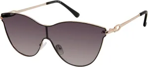 TAHARI Women's Chic Shield UV400 Protective Cat Eye Sunglasses