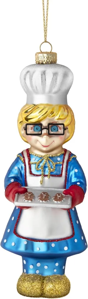 The Ashton-Drake Galleries Mrs. Beasley Glass Ornament Collection (Backing Up Memories Mrs. Beasley)