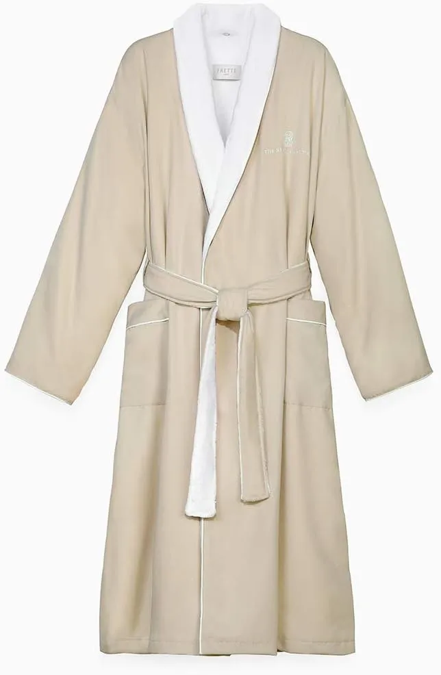 The Ritz-Carlton Frette Microfiber Robe - Beige - Luxury Hotel Bathrobe - Large