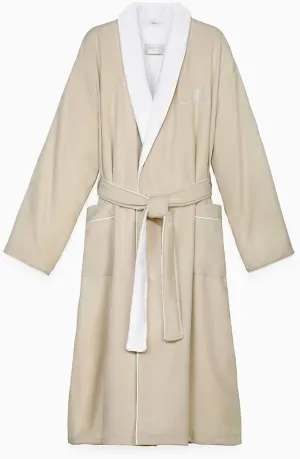The Ritz-Carlton Frette Microfiber Robe - Beige - Luxury Hotel Bathrobe - Large