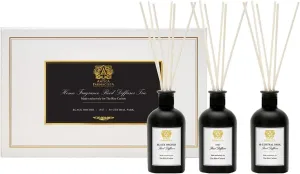 The Ritz-Carlton Reed Diffuser Set - Black - Logo - 0.34oz - 3pc