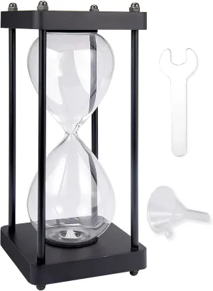 Timeless Hourglass Memorial Urns for Human Pet Ashes Vintage Wooden Hourglass Fillable Keepsake Urns Fillable Hour Glass Cremation Jewelry