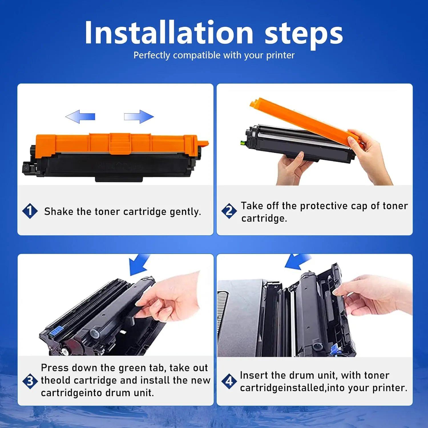 TN-229 TN229 Black Toner Cartridge 2-Pack Replacement for Brother TN-229BK TN229BK TN229XL2PK Toner for MFC-L3780CDW HL-L3280CDW HL-L3220CDW HL-L3300CDW HL-L3295CDW Printer Toner TN229 2PK