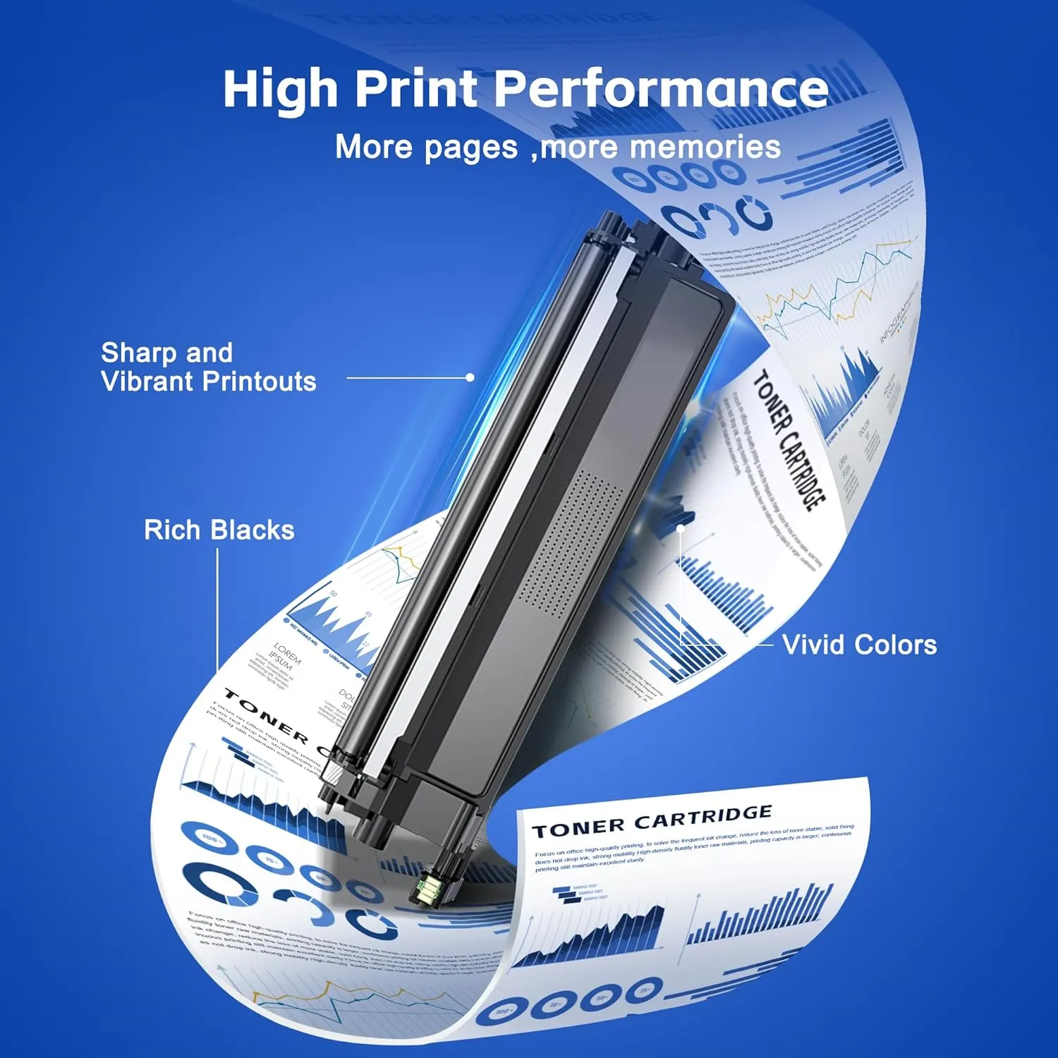 TN-229 TN229 Black Toner Cartridge 2-Pack Replacement for Brother TN-229BK TN229BK TN229XL2PK Toner for MFC-L3780CDW HL-L3280CDW HL-L3220CDW HL-L3300CDW HL-L3295CDW Printer Toner TN229 2PK