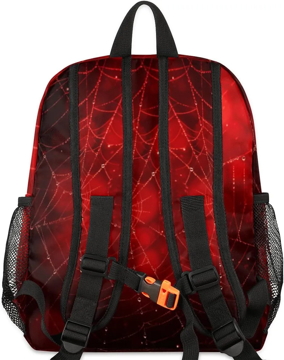 Toddler Backpack for Boys,Cobweb Spider Webs Mini backpack for Kids Preschool Kindergarten School Bag 12 Inch, Small Bookbag Casual Daypack for Girls Children