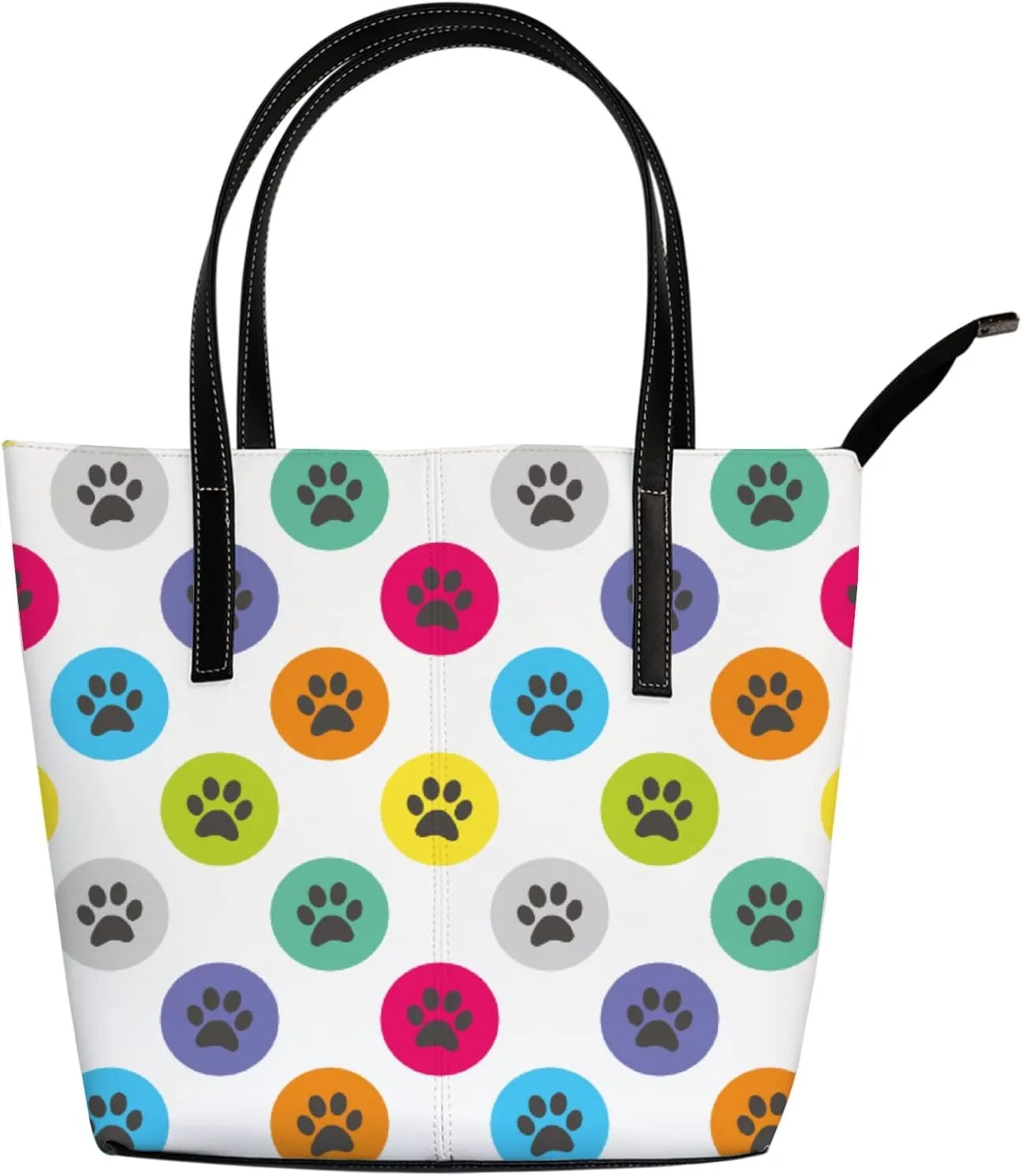 Tote Bag for Women PU Leather Handbags Women's Crossbody Handbags Work Tote Bags for Women Coachbags Tote Bag with Zipper