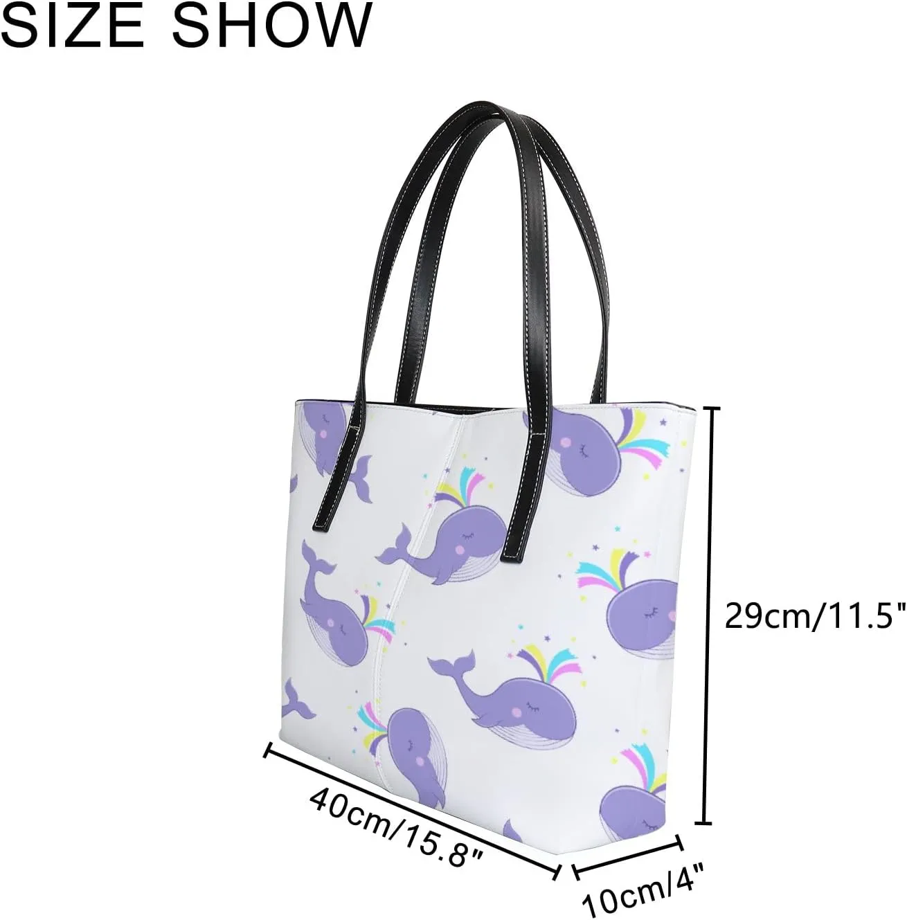 Tote Bag for Women PU Leather Handbags Women's Crossbody Handbags Work Tote Bags for Women Coachbags Tote Bag with Zipper