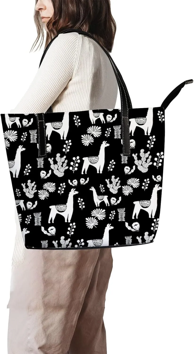 Tote Bag for Women PU Leather Handbags Women's Crossbody Handbags Work Tote Bags for Women Coachbags Tote Bag with Zipper