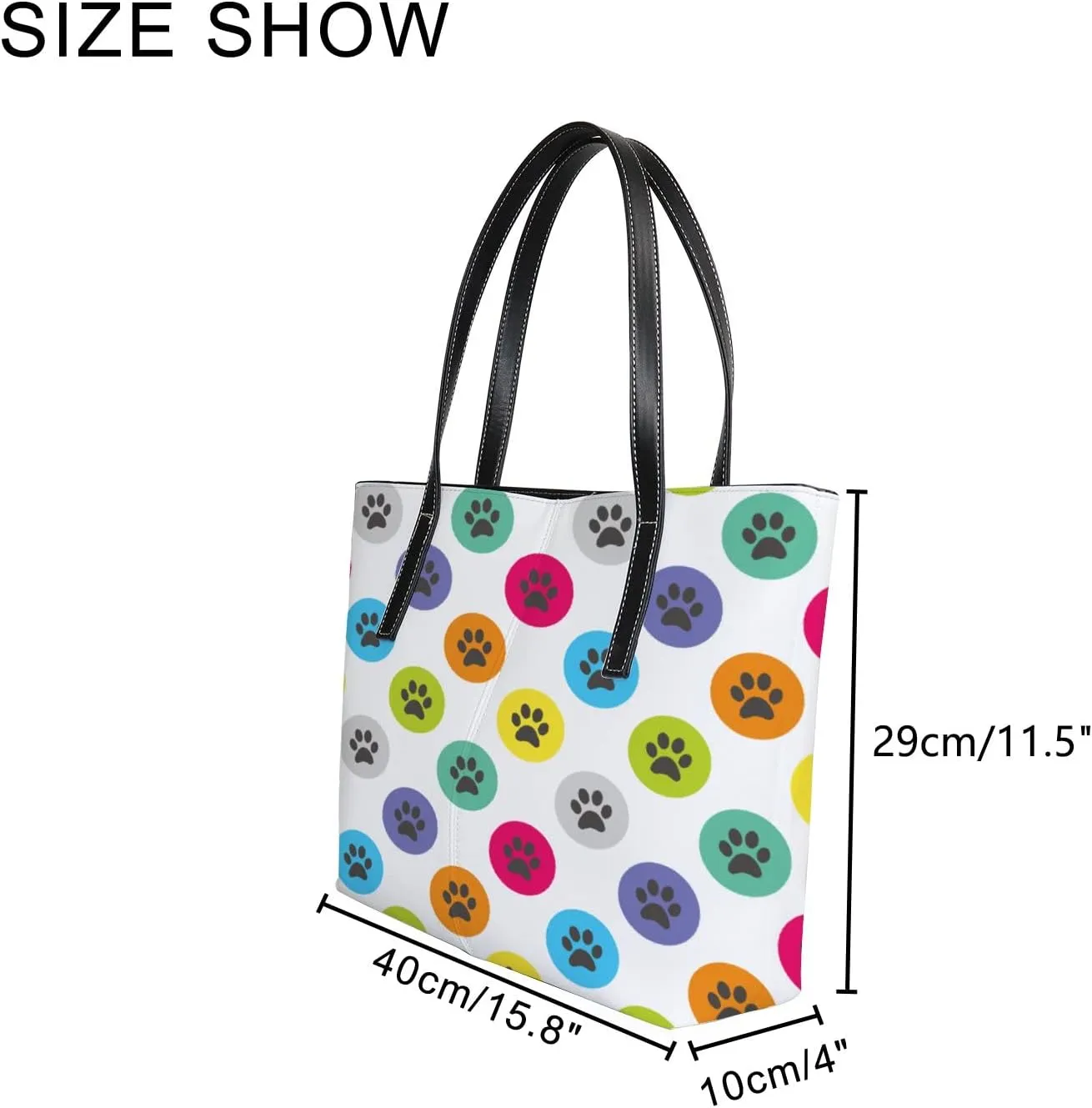 Tote Bag for Women PU Leather Handbags Women's Crossbody Handbags Work Tote Bags for Women Coachbags Tote Bag with Zipper