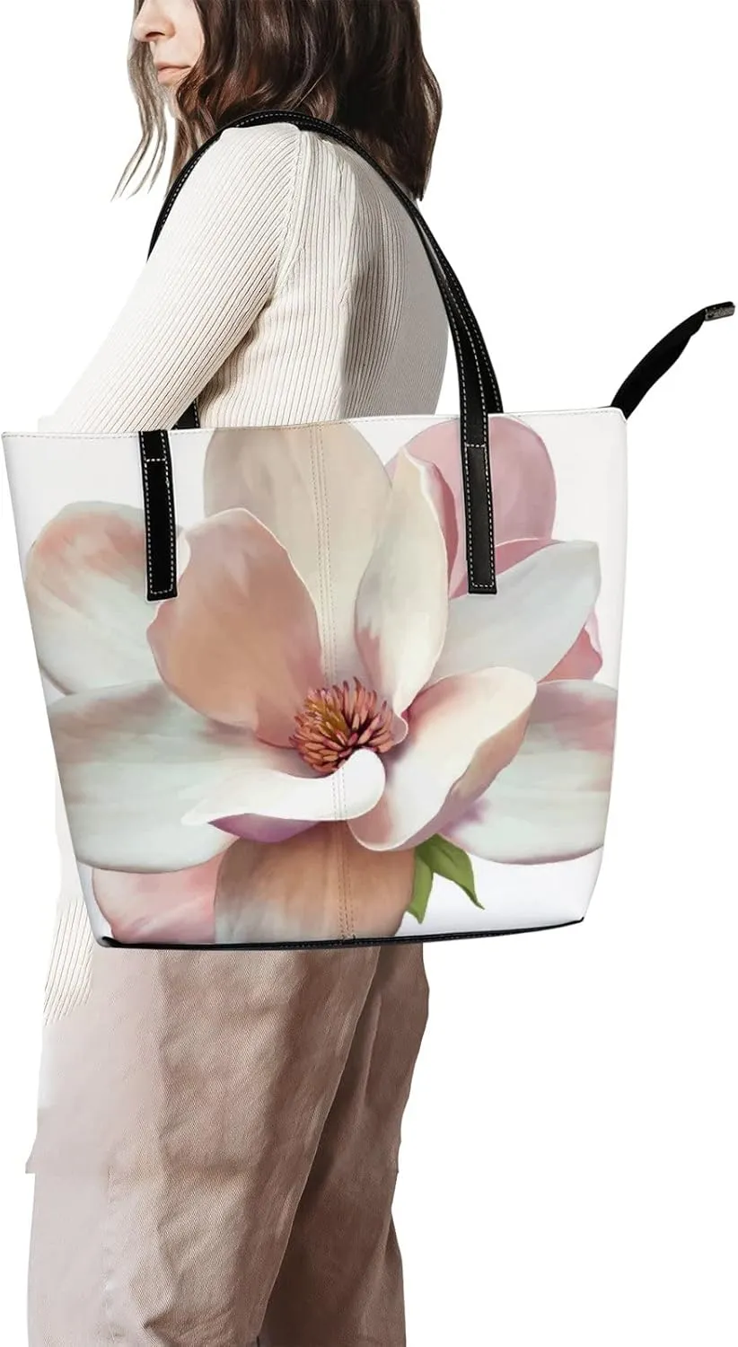 Tote Bag for Women PU Leather Handbags Women's Crossbody Handbags Work Tote Bags for Women Coachbags Tote Bag with Zipper