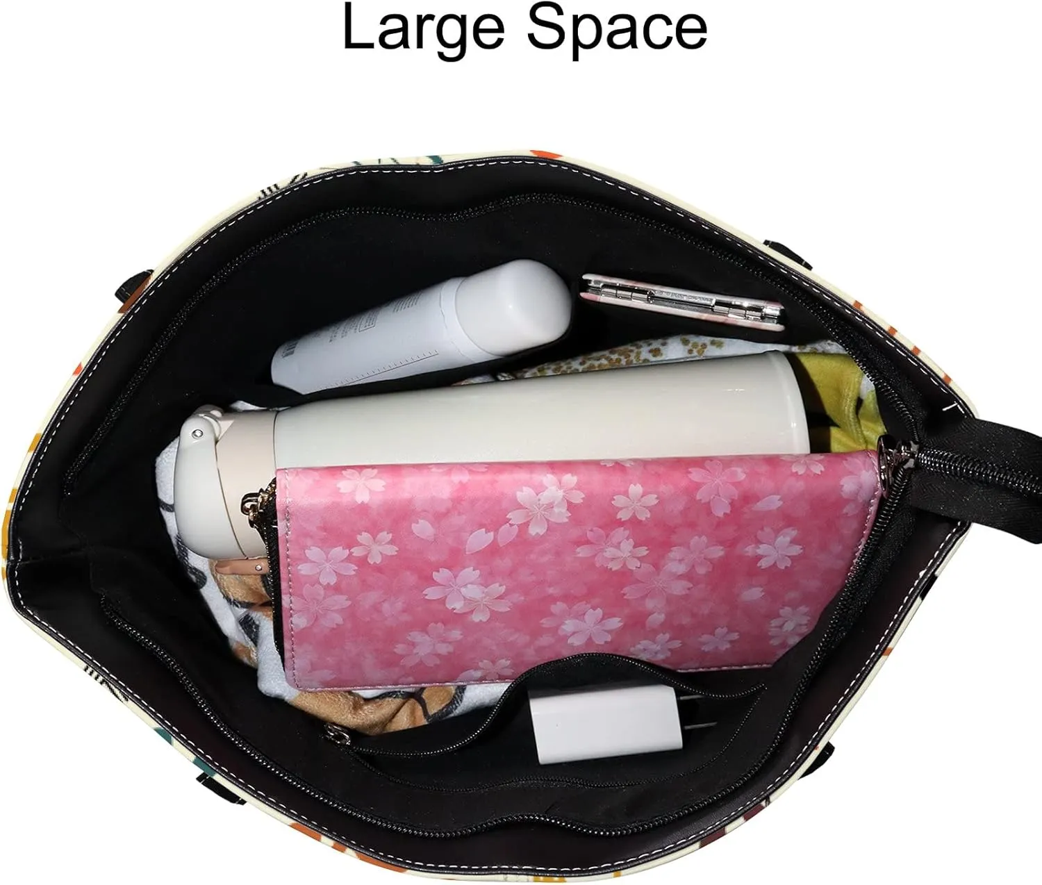Tote Bag for Women PU Leather Handbags Women's Crossbody Handbags Work Tote Bags for Women Coachbags Tote Bag with Zipper