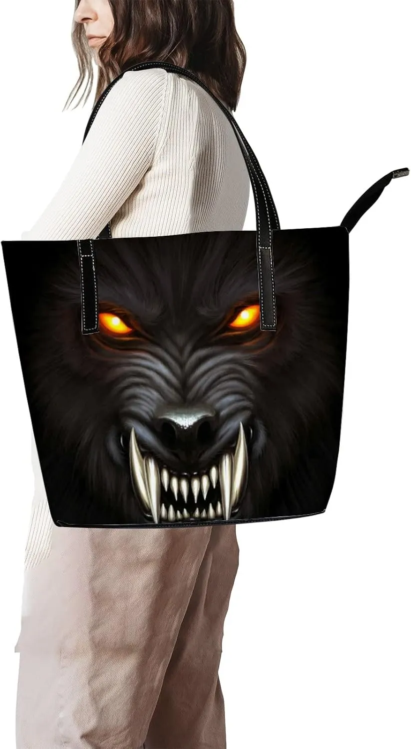 Tote Bag for Women PU Leather Handbags Women's Crossbody Handbags Work Tote Bags for Women Coachbags Tote Bag with Zipper