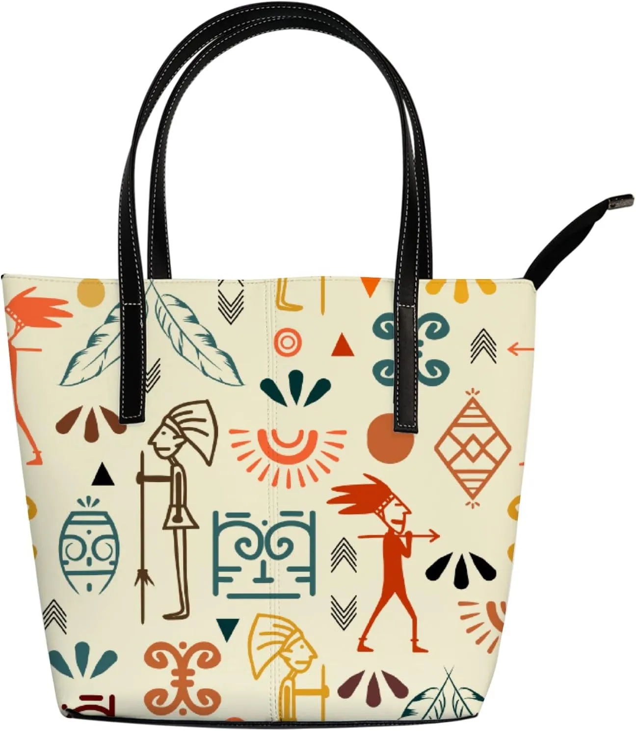Tote Bag for Women PU Leather Handbags Women's Crossbody Handbags Work Tote Bags for Women Coachbags Tote Bag with Zipper