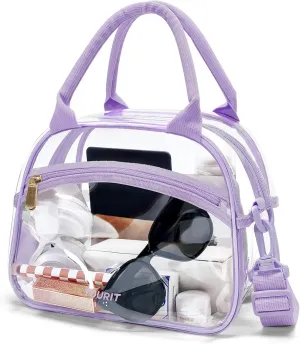 TOURIT Stadium Approved Clear Lunch Bag Transparent Bag with Adjustable Strap Clear Lunch Box for Women Men Work