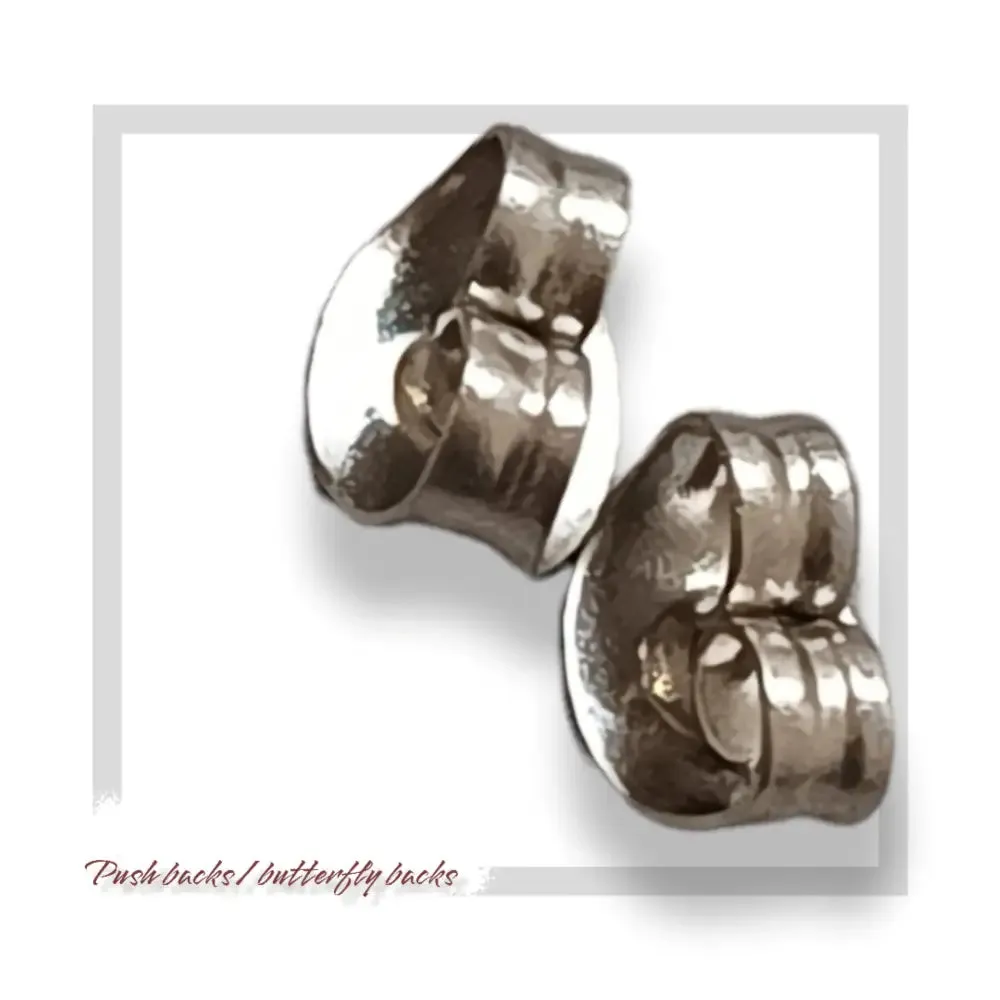 Tree of Life cabochon stud earrings, made in Australia