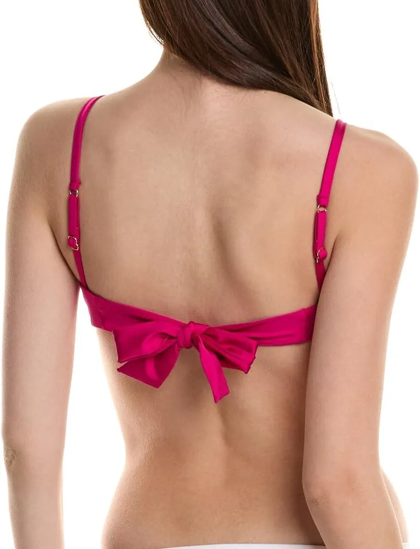 Trina Turk Women's Standard Monaco Underwire Bikini Top, Adjustable, Tie Back, Swimwear Separates