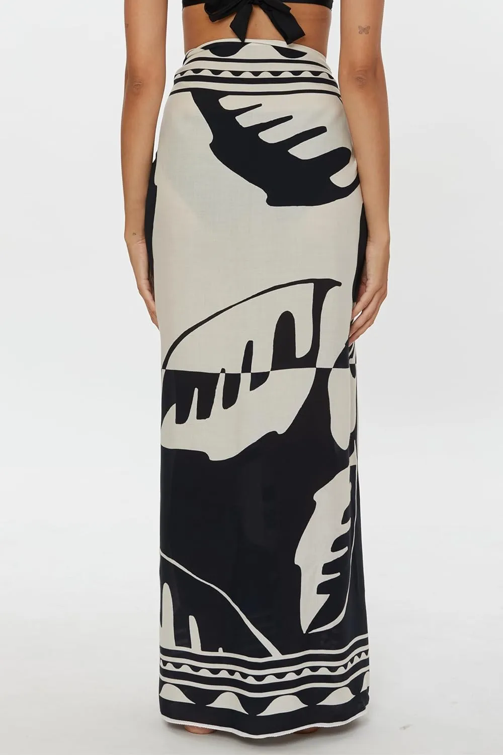 Trina Turk Women's West Palm Sarong, Casual, Beach Cover Ups