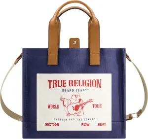 True Religion Tote, Women's Medium Travel Shoulder Bag with Adjustable Strap
