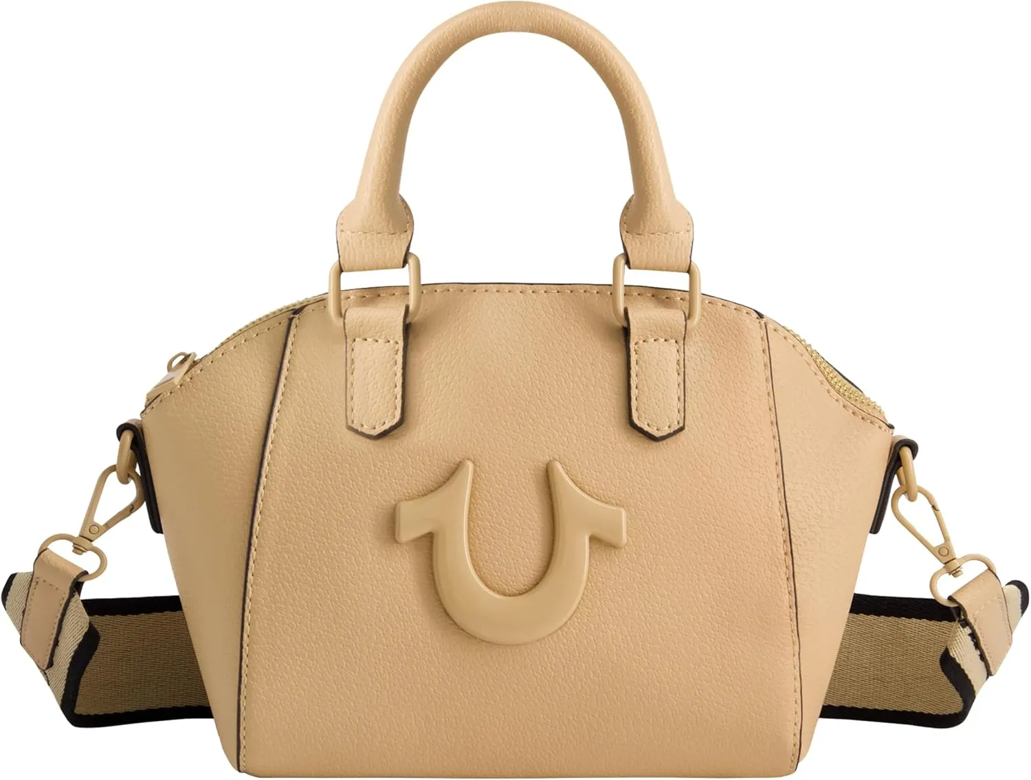 True Religion Women's Satchel Bag, Small Crossbody Purse Handbag with Adjustable Removable Shoulder Strap