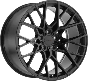TSW Wheels Sebring Matte Black Wheel with Aluminum (19 x 8.5 inches /5 x 114 mm, 40 mm Offset)