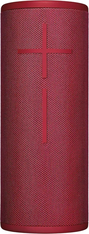 Ultimate Ears Boom 3 Wireless Bluetooth Speaker, Bold Sound   Deep Bass, Bluetooth, Magic Button, Waterproof, 15 Hours Battery, Range of 150 ft, Sunset Red