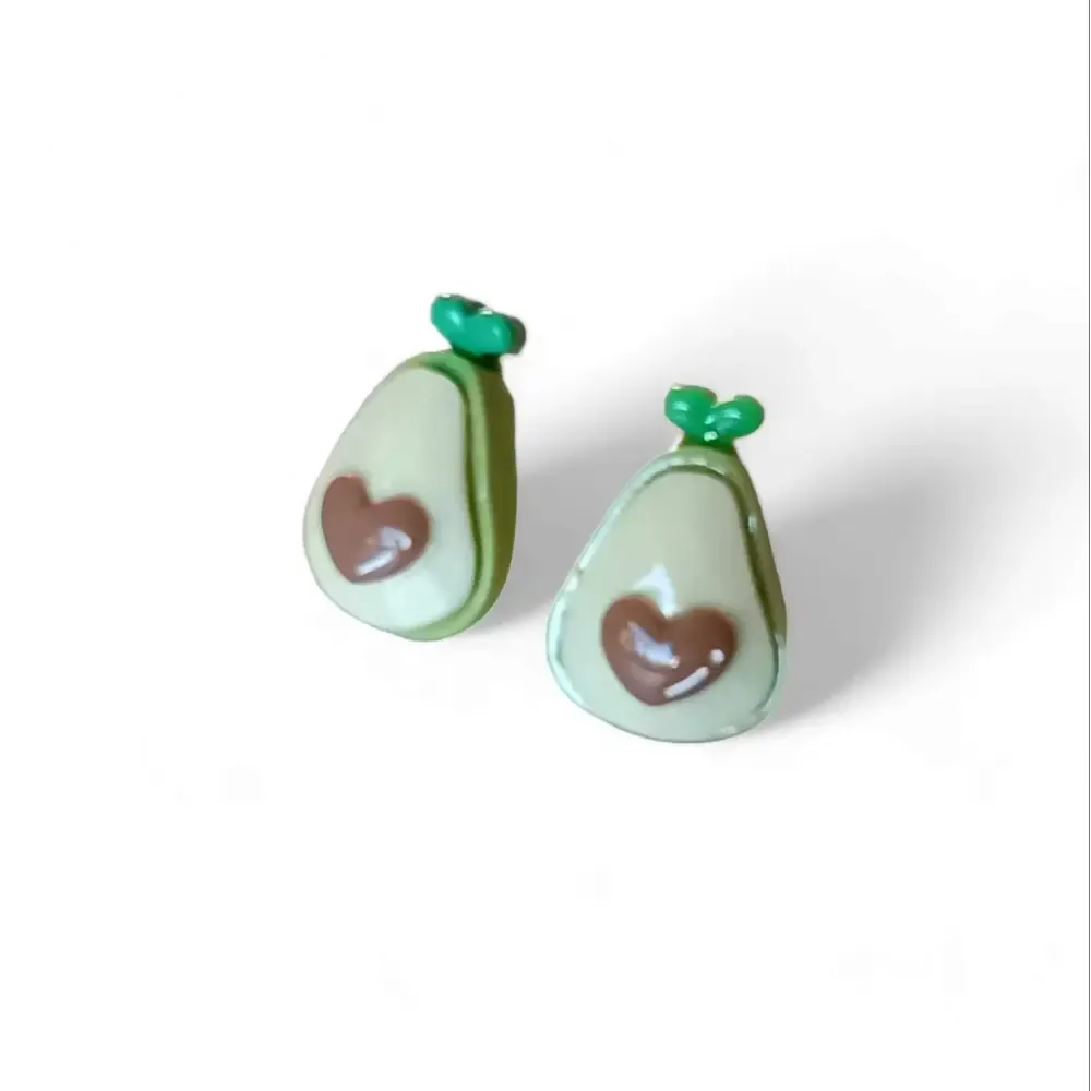 Unique Resin Avocado Earrings: A Perfect Blend of Style and Fun