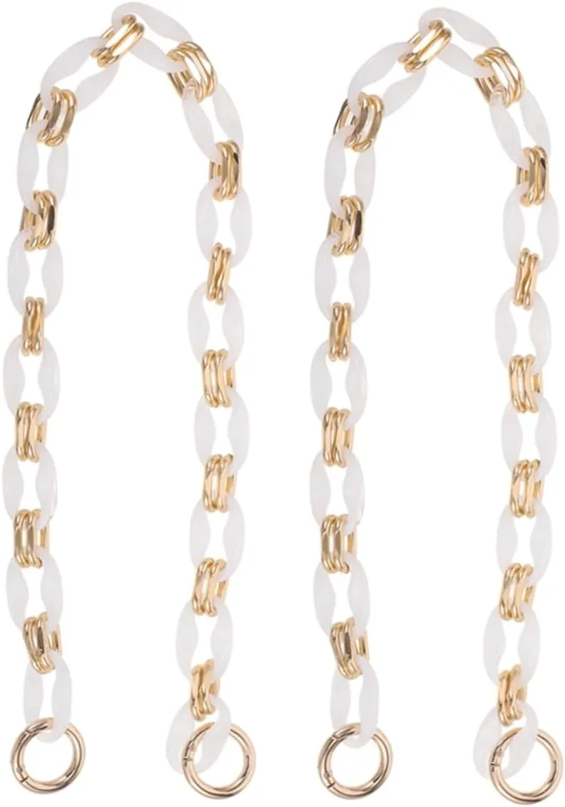 Uonlytech DIY Handbag Chain Replacement Straps French Style Short Bag Chain for Purse Handbag Accessories