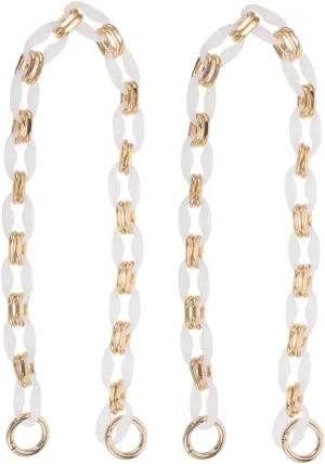 Uonlytech DIY Handbag Chain Replacement Straps French Style Short Bag Chain for Purse Handbag Accessories