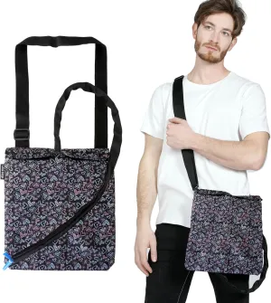 Urine Drainage Bag Holder,Catheter Bag Covers Catheter and Urostomy Travel Medical Supplies Bag with Storage Pockets & Adjustable Strap Internal Fixation Buckle
