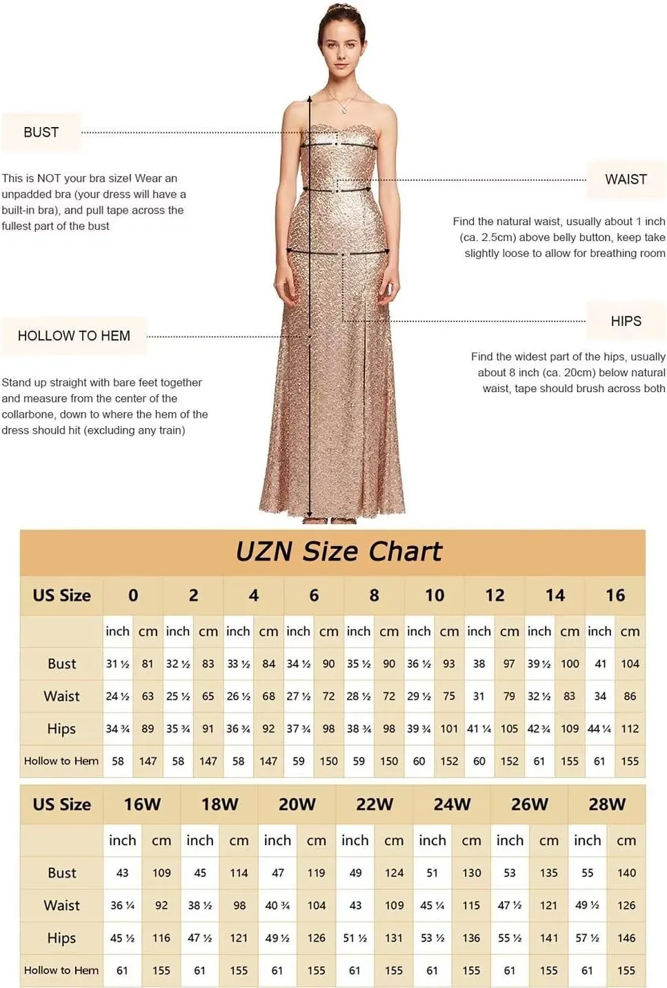 UZN Women's Long Sleeve V-Neck Bridesmaid Dresses with Slit Maxi Velvet for Wedding Formal Party Gowns