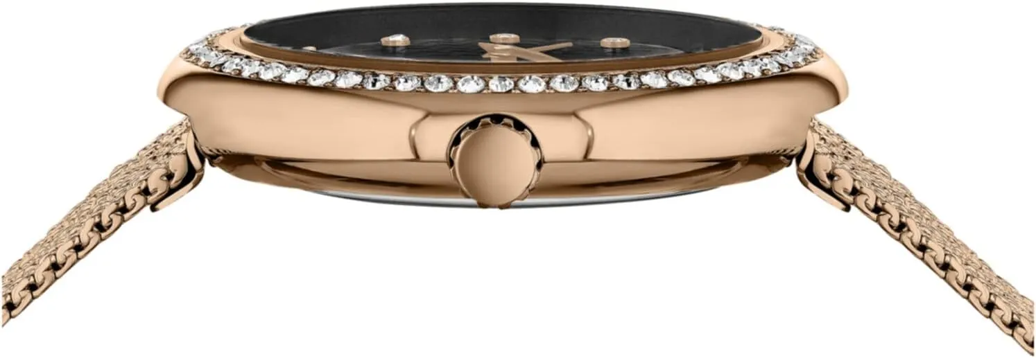 Versus Versace Lea Crystal Collection Luxury Womens Watch Timepiece