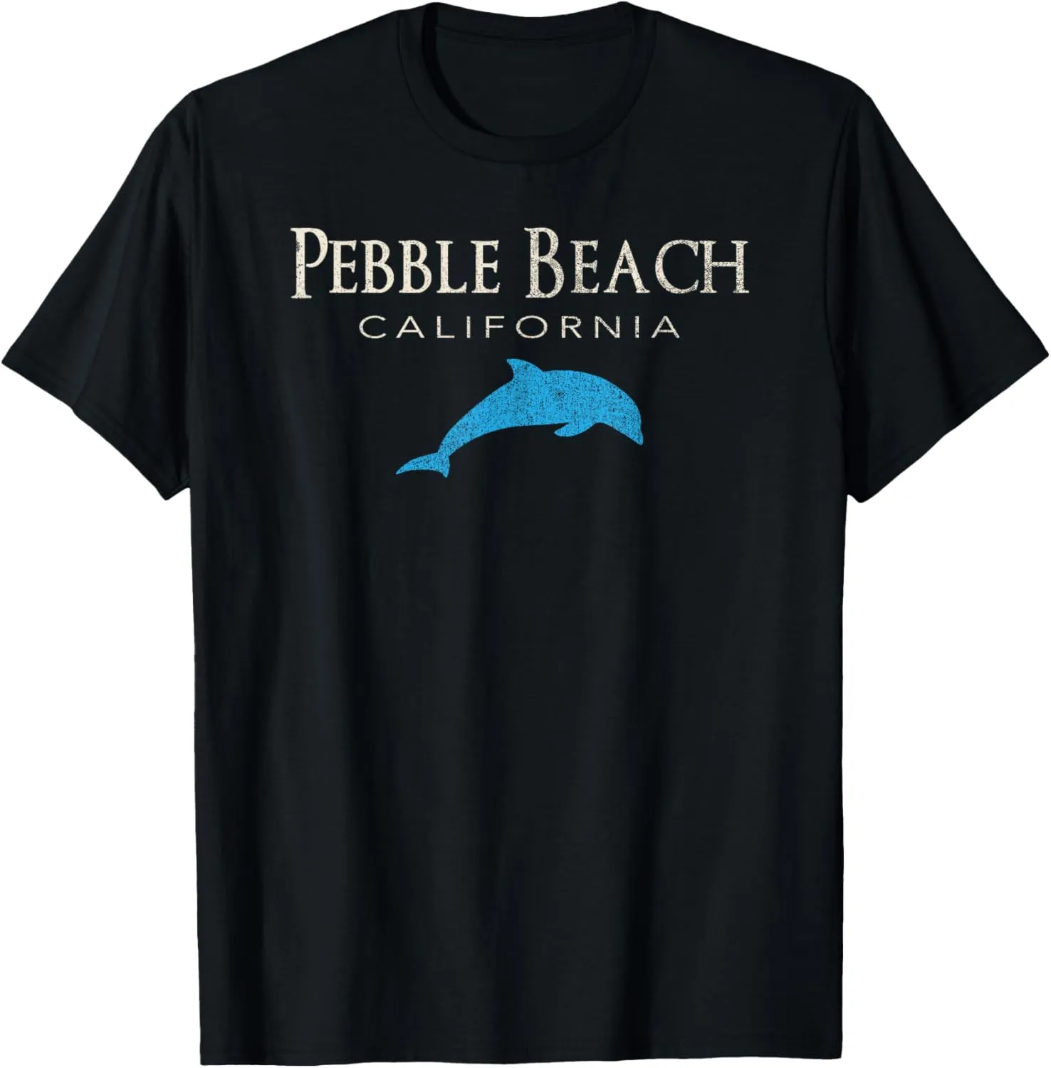 Vintage Pebble Beach CA Dolphin T Shirt T-Shirt