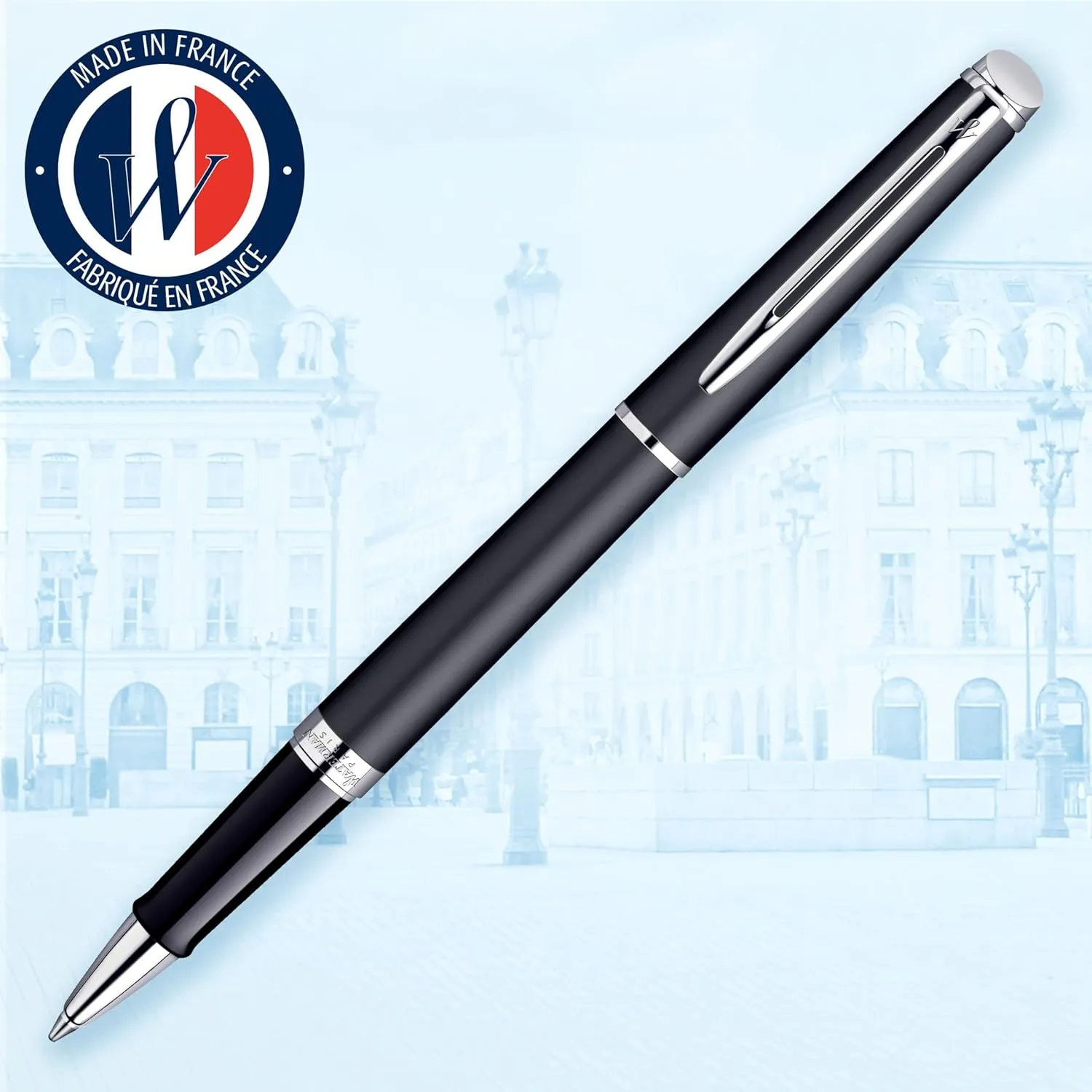 Waterman Hemisphere Essential Matte Black Chrome Trim - S0920850