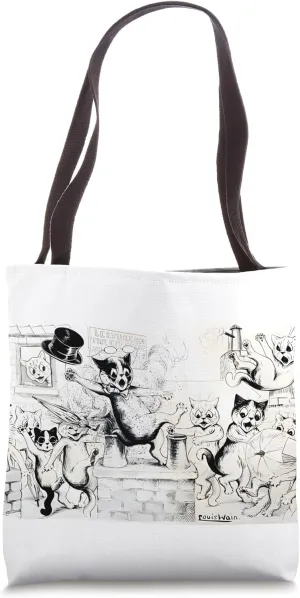 When the lecture platform became too hot by L. Wain Tote Bag