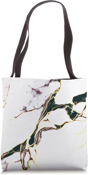 White Black Chic Abstract Modern Aesthetic Tote Bag