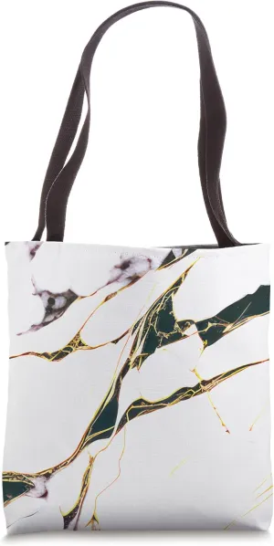 White Black Chic Abstract Modern Aesthetic Tote Bag