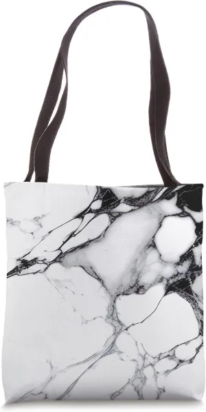 White Gray Black Chic Abstract Modern Aesthetic Tote Bag