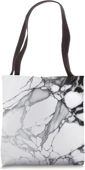 White Gray Black Chic Abstract Modern Aesthetic Tote Bag