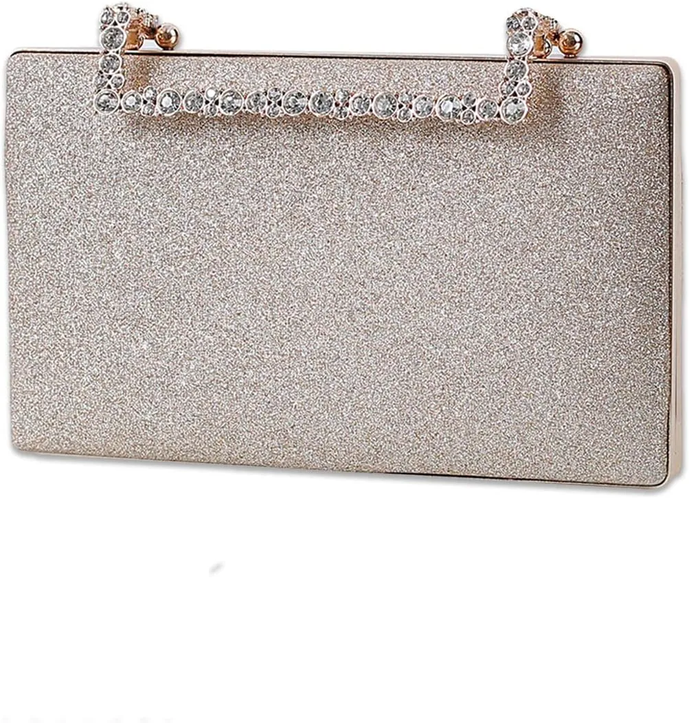 Women Clutch Purse Glitter Evening Bag Sequins Clutch Bag Sparkly Handbag Bridal Wedding Purse