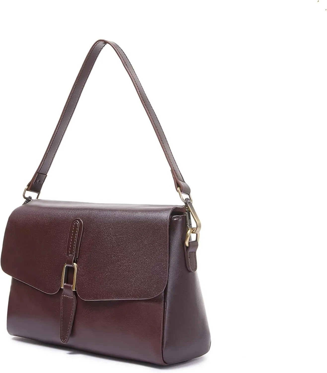 Women Genuine Leather Shoulder Bags Classic Crossbody Purses for Lady Handbag