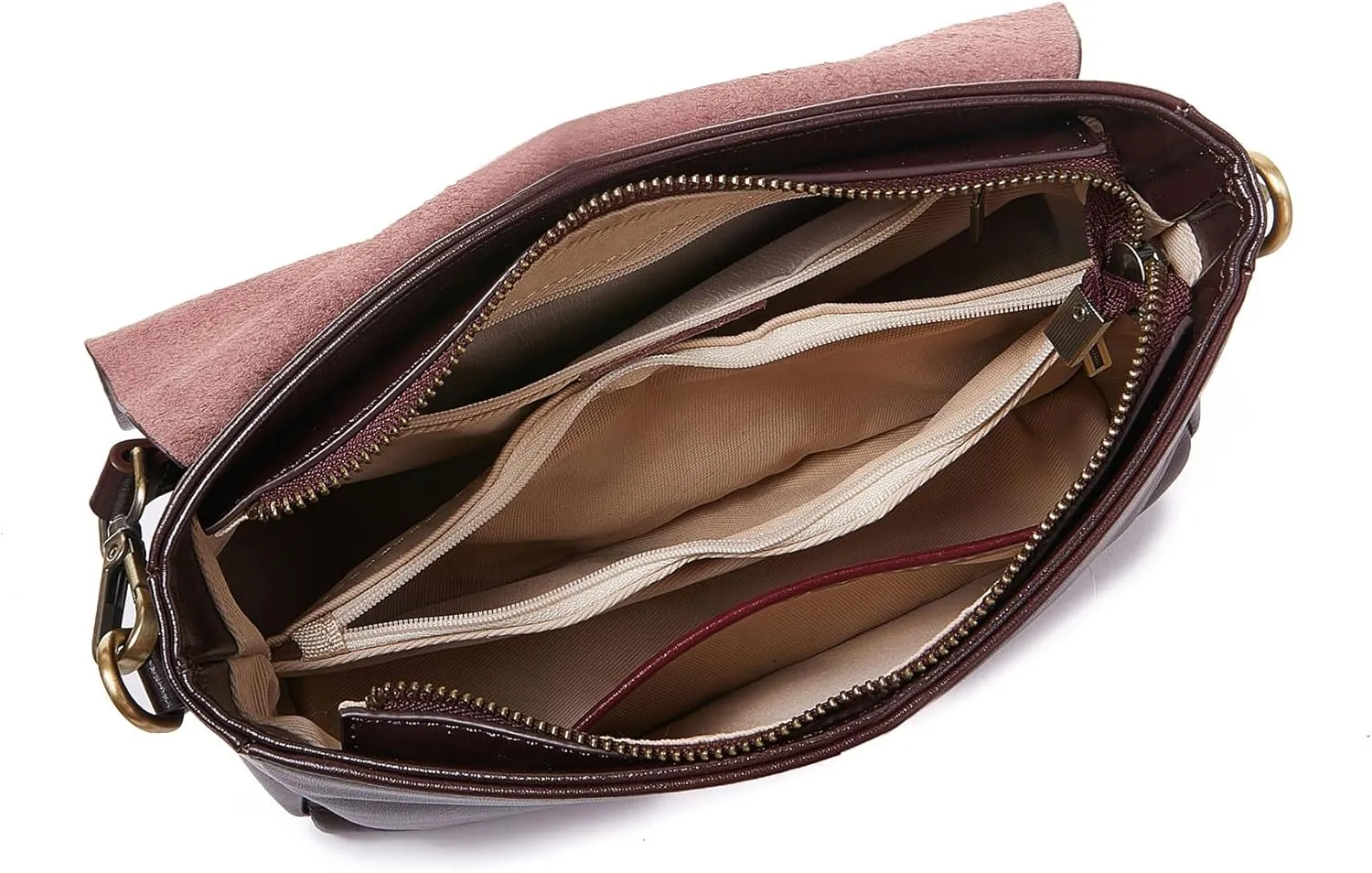 Women Genuine Leather Shoulder Bags Classic Crossbody Purses for Lady Handbag